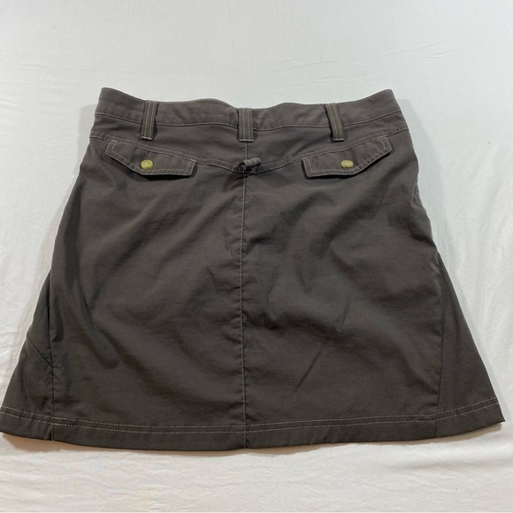 ATHLETA Dipper Mini Skort Golf Skirt pockets Drawstring waist 32 Olive c… - Picture 7 of 15